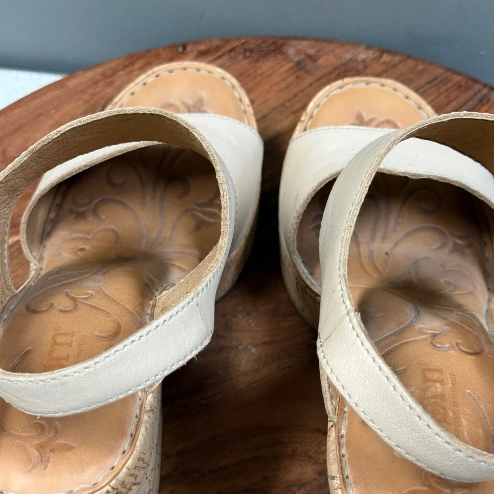 Born Cherry Cream‎ Wedge Slingback  9M
